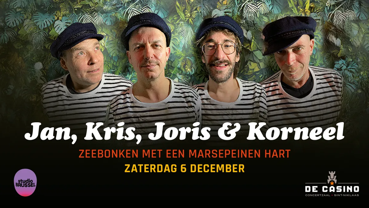 Jan, Kris, Joris & Korneel
			
		
		
							
					Maritieme Sinterklaasrock