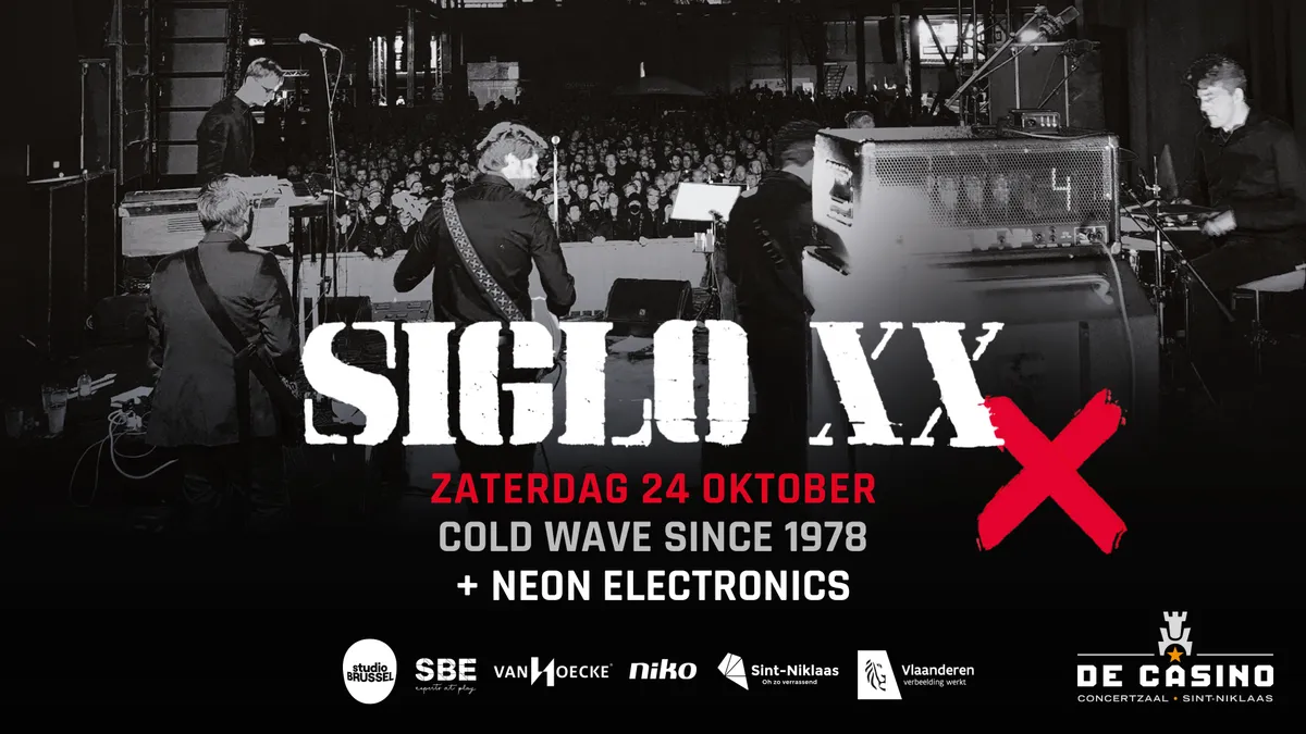 Siglo XX + Neon Electronics
			
		
		
							
					Cold wave				
							
					New wave